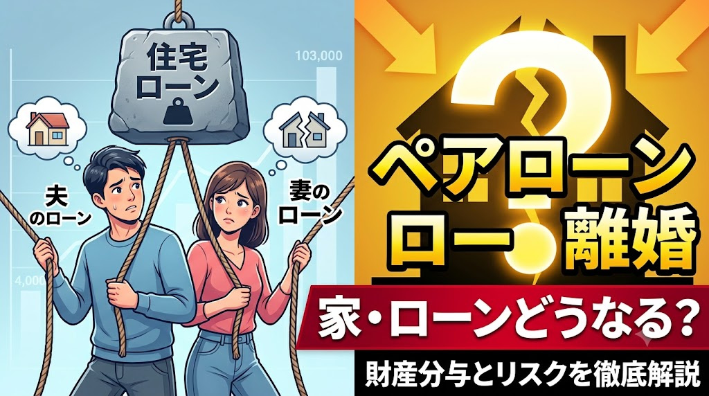 ペアローン離婚で住宅ローンはどうなる?名義や返済の選択肢と注意点を解説の画像