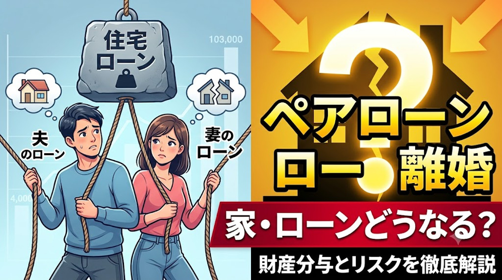 ペアローン離婚で住宅ローンはどうなる？名義や返済の選択肢と注意点を解説の画像