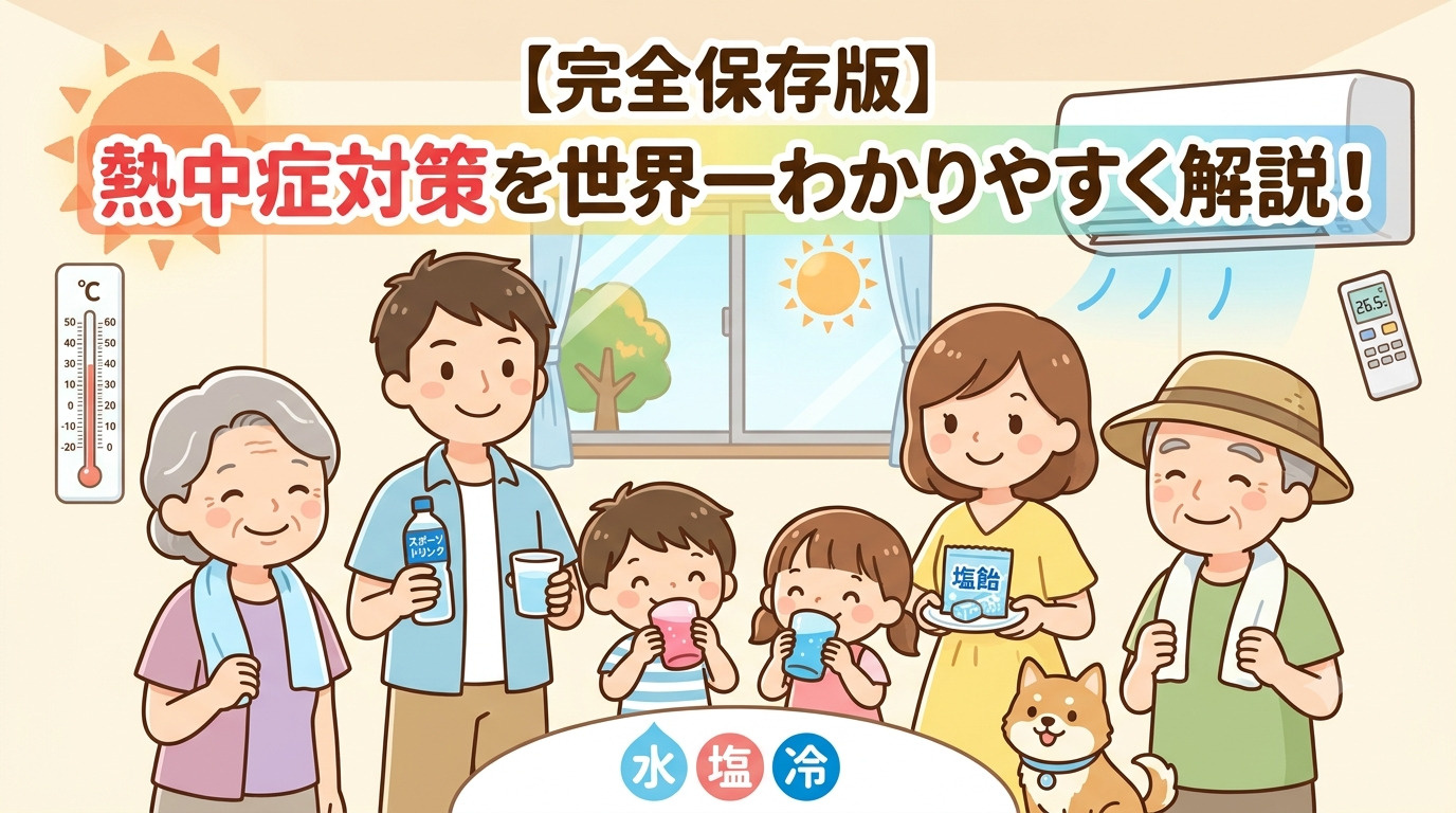 熱中症対策についてわかりやすく解説します！の画像