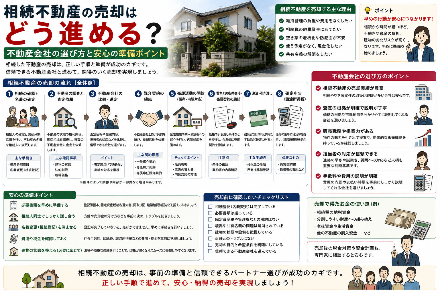 相続不動産の売却はどう進める？不動産会社の選び方と安心の準備ポイントの画像