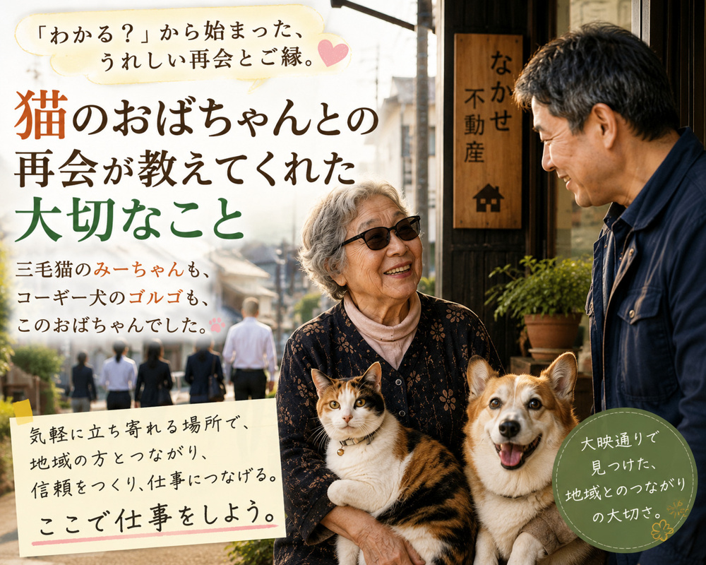 「ここで仕事をしよう。」 猫のおばちゃんが教えてくれたことの画像