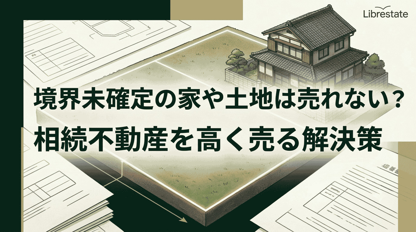 境界未確定の家や土地は売れない？相続不動産を高く売る解決策の画像