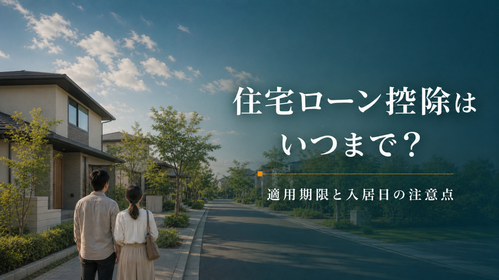 住宅ローン控除はいつまで？2025年入居期限と延長の可能性を解説の画像