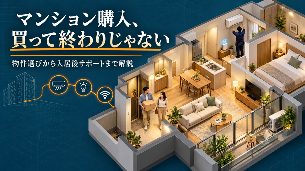 マンション購入の選び方！広島市で後悔しない基準と引越し後の注意点の画像