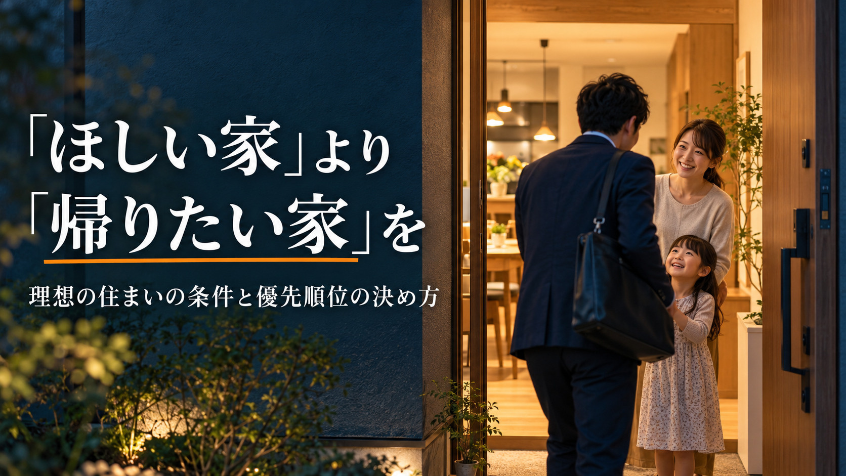 理想の住まいの条件とは？「帰りたい家」を見つける選び方のコツの画像