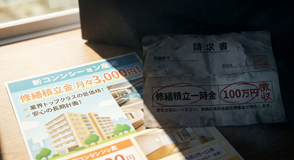 “修繕積立金”が安いマンションは危険？将来のお金で後悔しないための長期修繕計画入門の画像