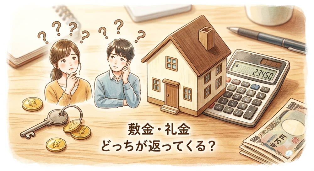 敷金と礼金、どっちが返ってくる？の画像