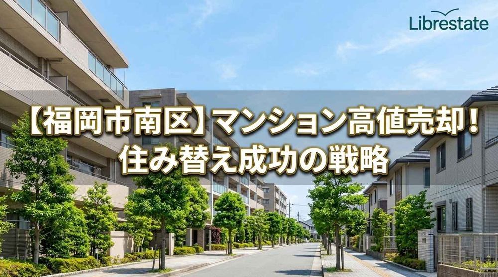 【福岡市南区】マンション高値売却！住み替え成功の戦略と手順の画像