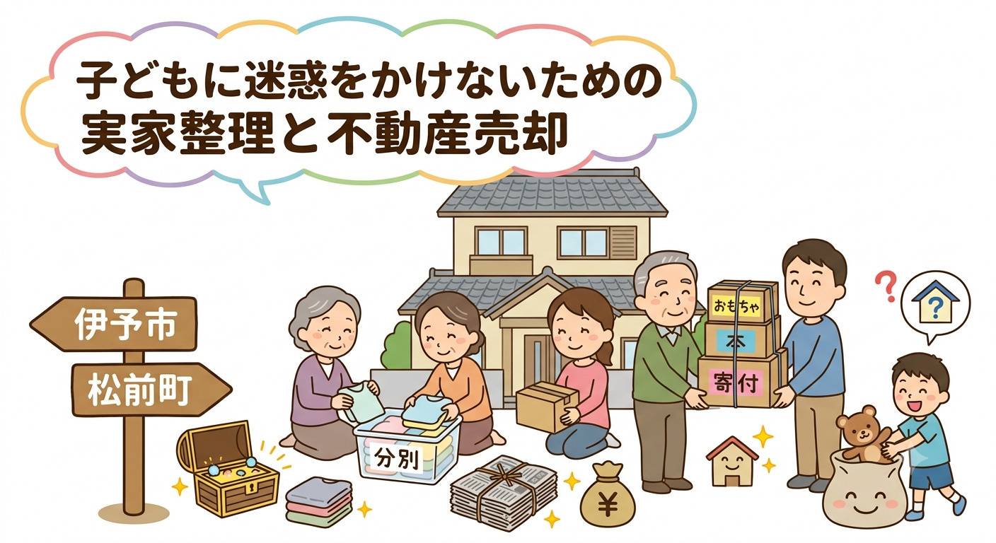 子どもに迷惑をかけないための実家整理と不動産売却の画像