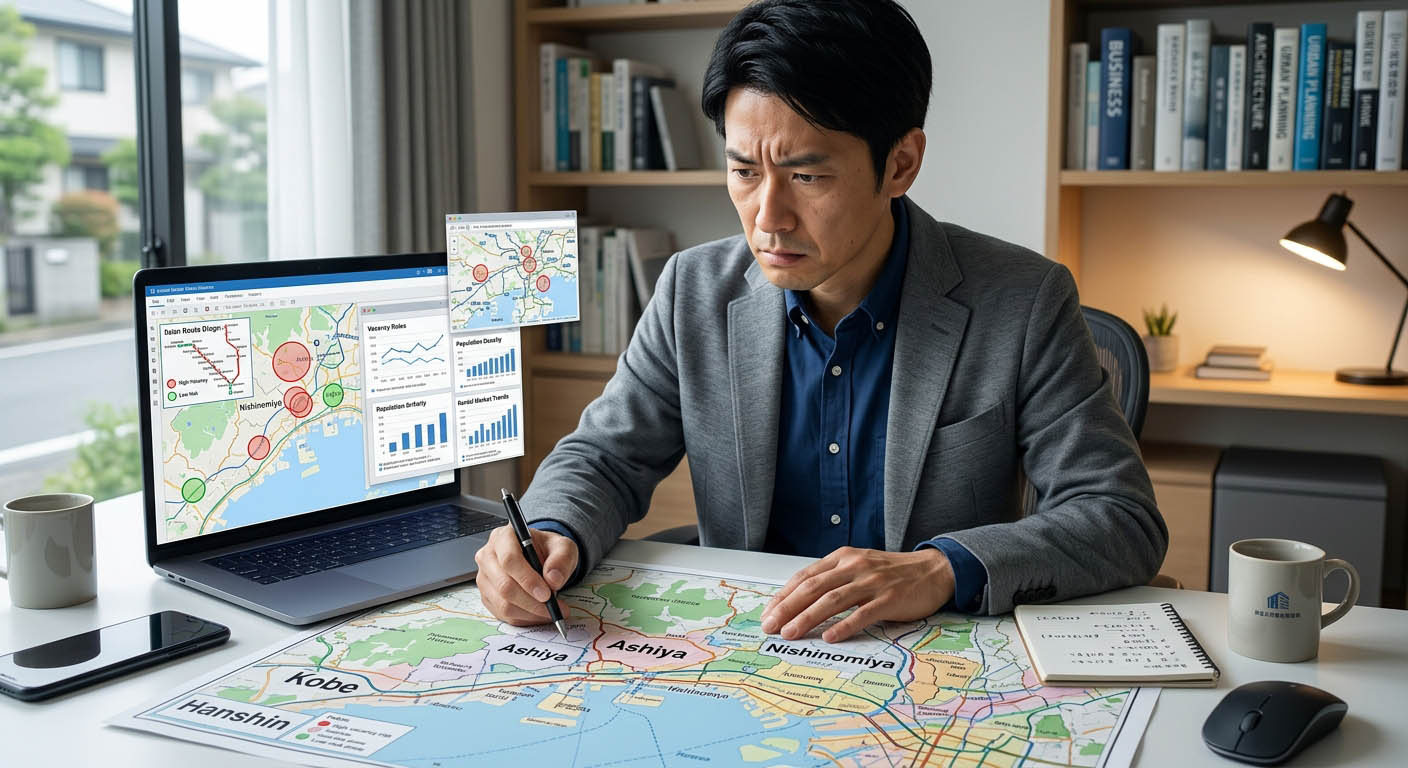 阪神間の収益物件、「空室リスクが低いエリア」の見極め方|プロが教える失敗しない投資術の画像