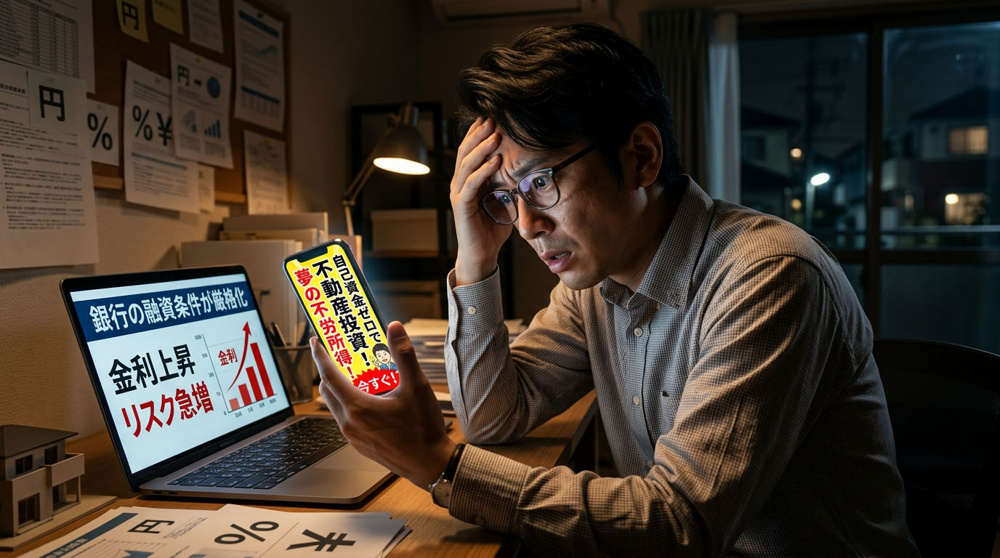 収益物件を買うとき「自己資金なし」でフルローンは通る？プロが警告する破滅リスクの画像