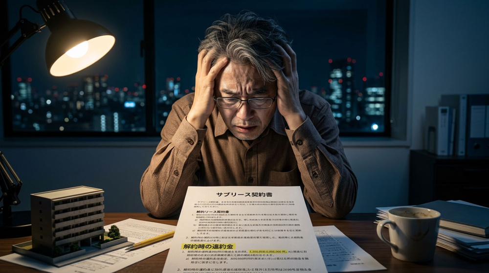 収益物件の「サブリース契約」、解約したいとき違約金はいくらかかる？プロが警告する出口の罠の画像