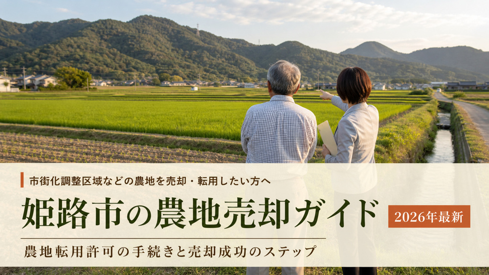 姫路市の農地売却ガイド【2026年最新】｜農地転用許可の手続きと売却成功のステップの画像