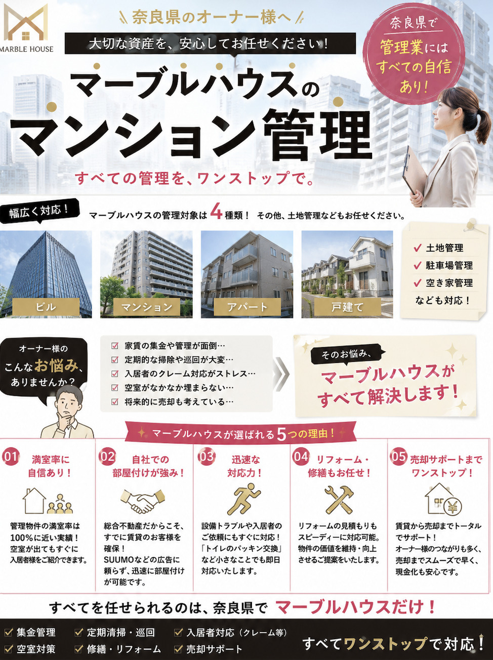 マンション管理はお任せください!の画像