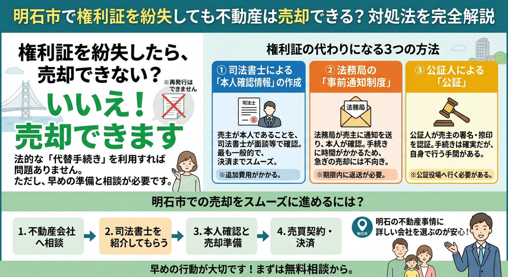 6. 権利証がない！明石市で不動産を売却する前に知っておくべき対処法と流れの画像