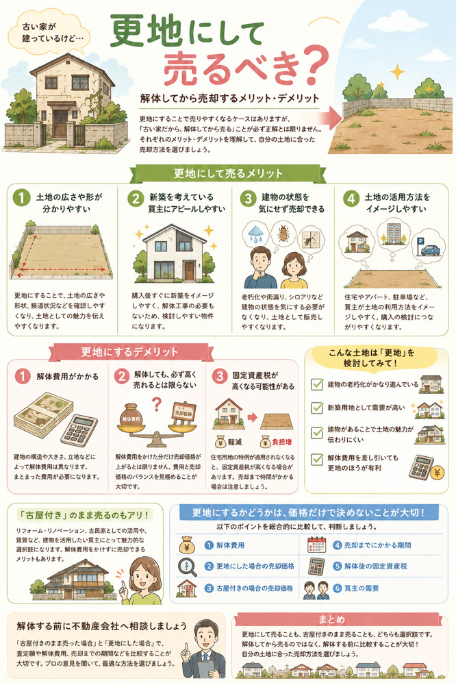 更地にして売るべき？の画像