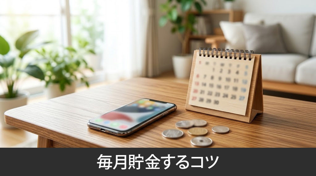 一人暮らしで毎月貯金するコツ