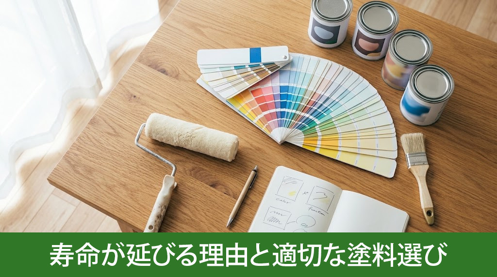 塗装で寿命が延びる理由と適切な塗料選び