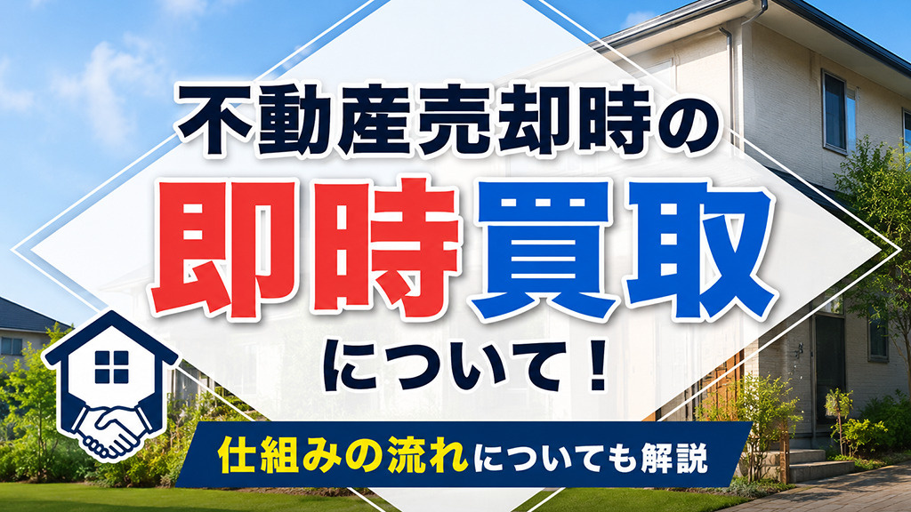 不動産売却時の即時買取について！仕組みの流れについても解説の画像