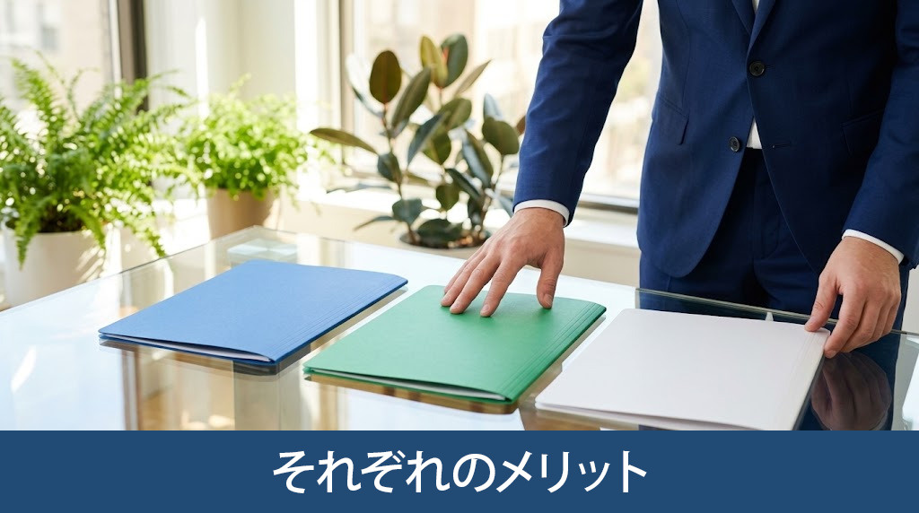 3種類の媒介契約が持つそれぞれのメリット