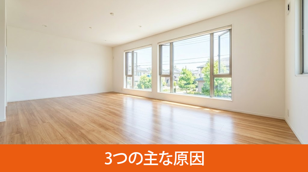 空き家の劣化を早める3つの主な原因とは