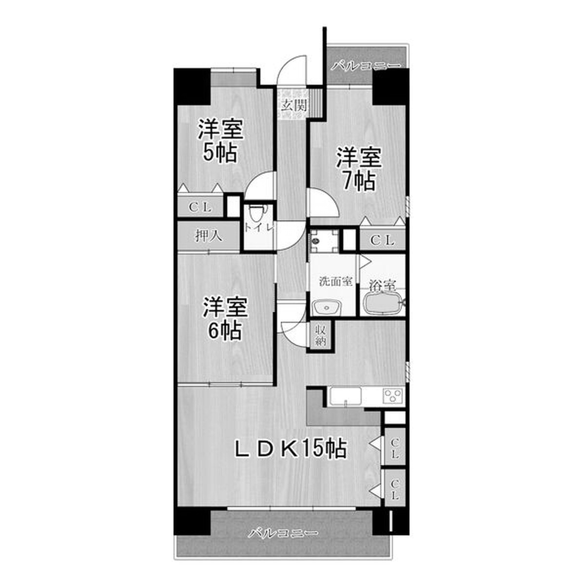 東部市場前レジデンス901 間取り図