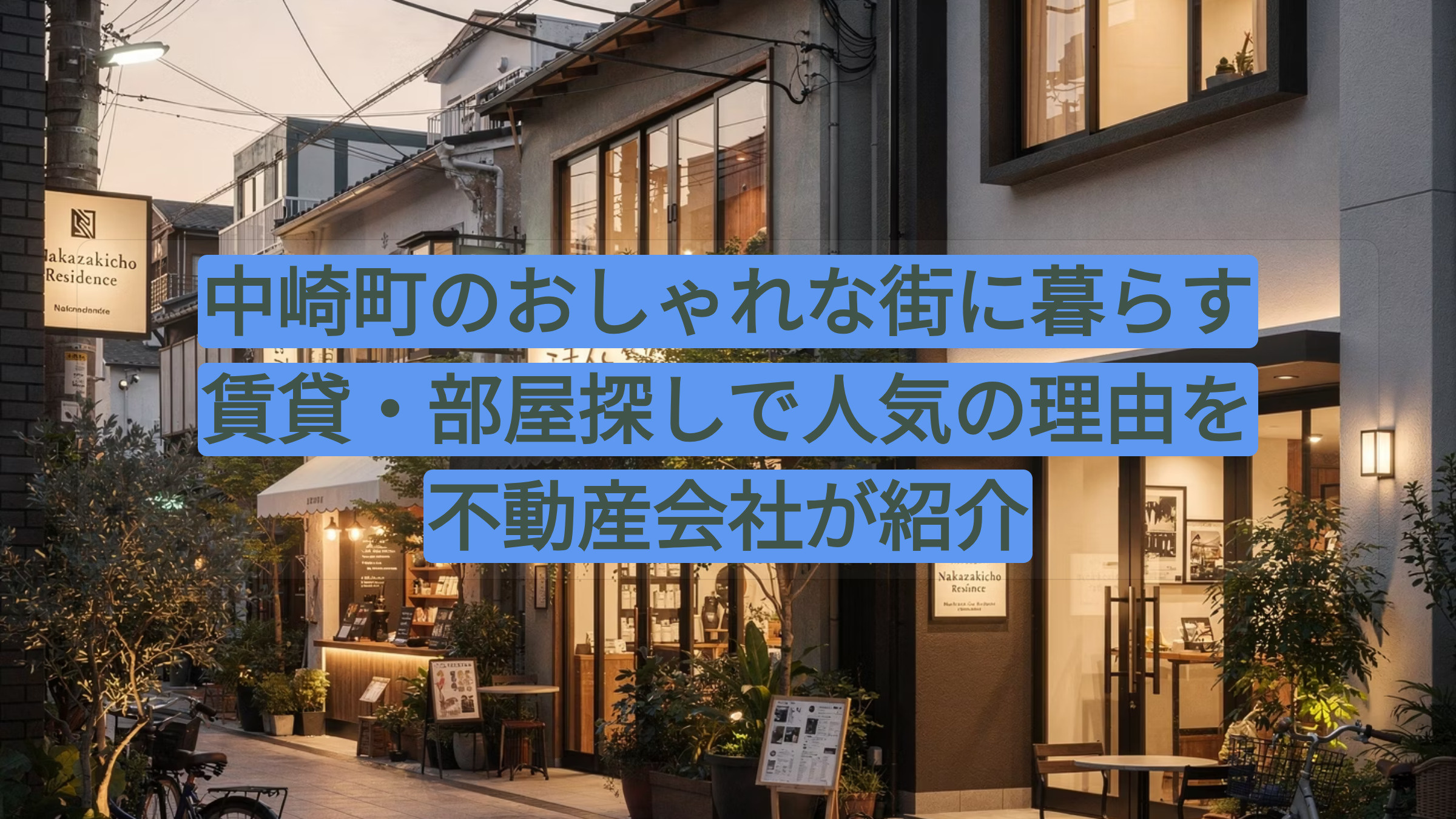 中崎町のおしゃれな街に暮らす｜賃貸・部屋探しで人気の理由を不動産会社が紹介の画像