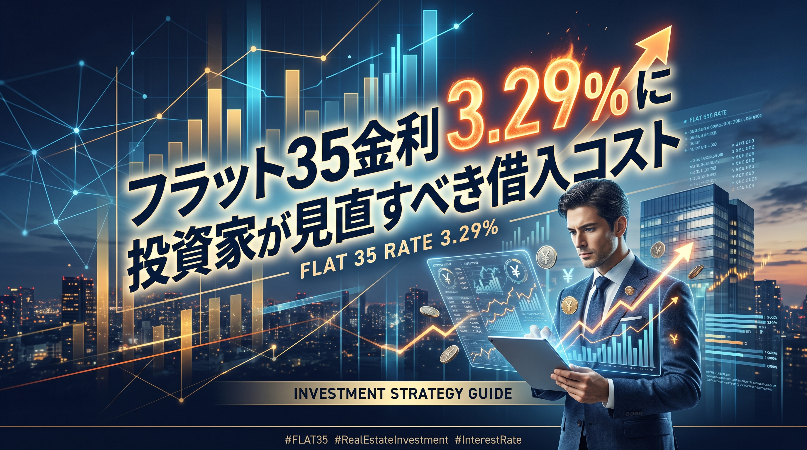 フラット35金利3.29%に 投資家が見直すべき借入コストの画像