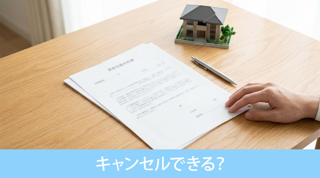  不動産売却はキャンセルできる？