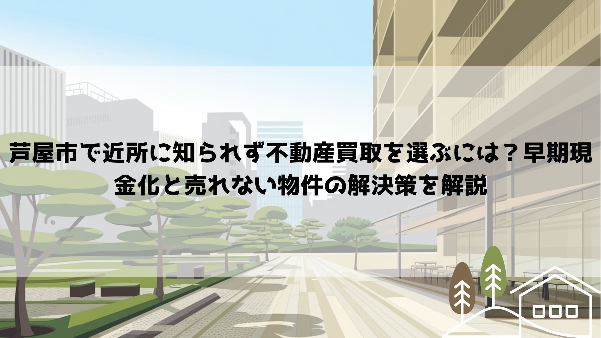 【2026年最新】芦屋市で不動産査定額が違う理由は?適正な売却価格の考え方を解説の画像