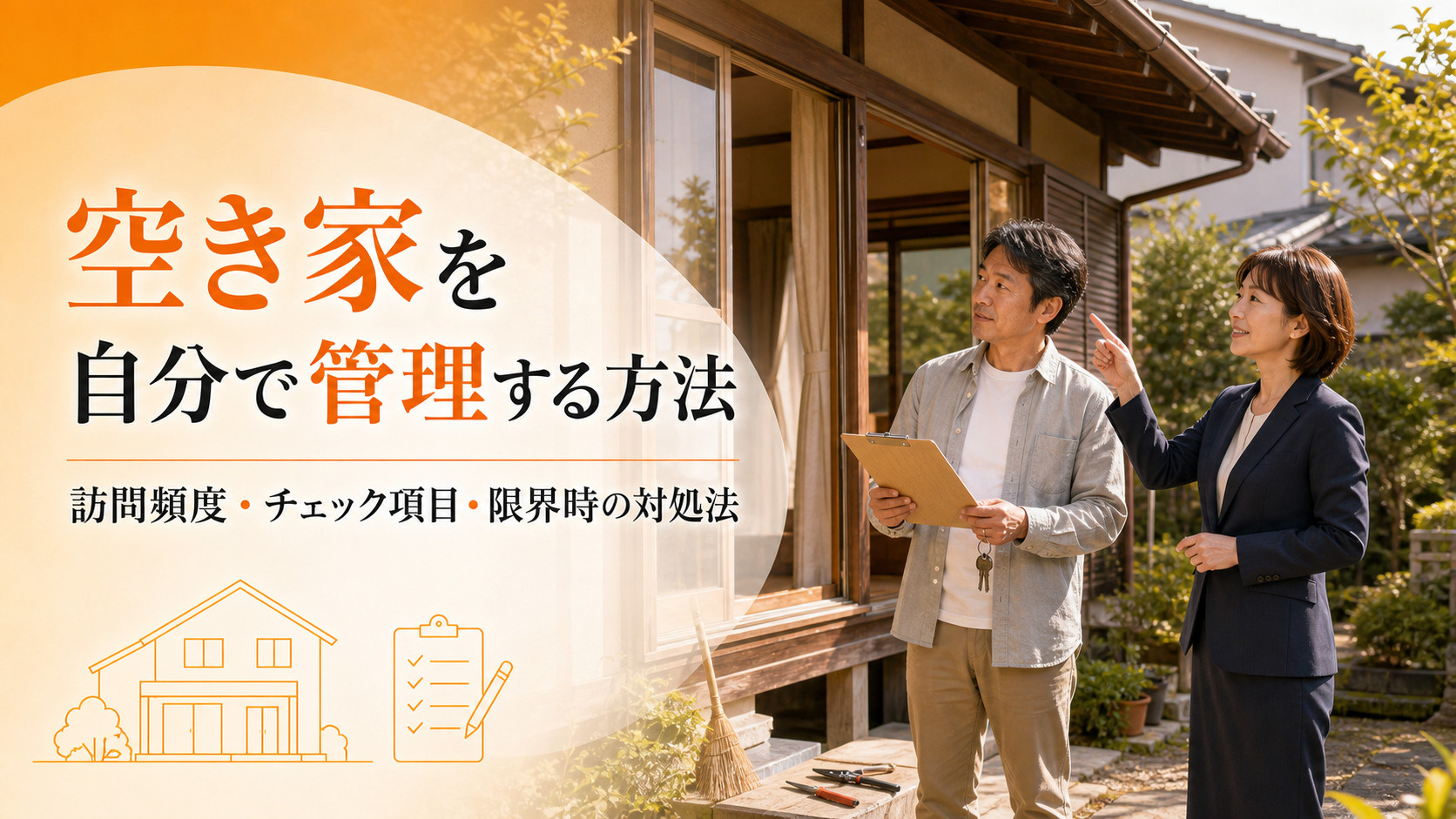 広島の空き家を自分で管理したい人必見？遠方でも無理なく続ける管理のコツを解説の画像