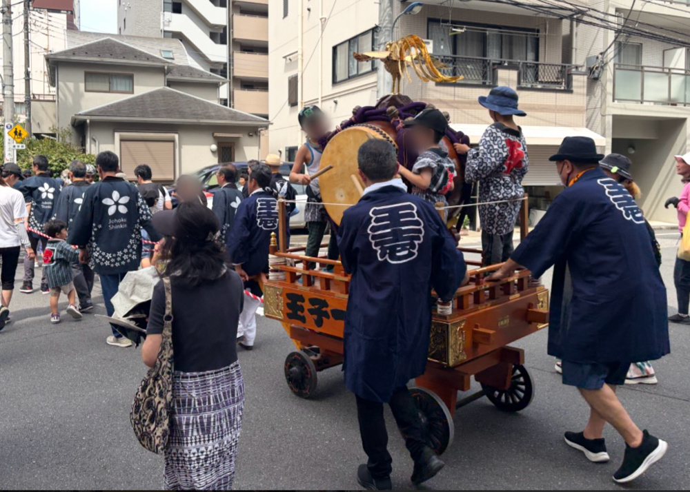 王子の夏といえば御神輿！の画像
