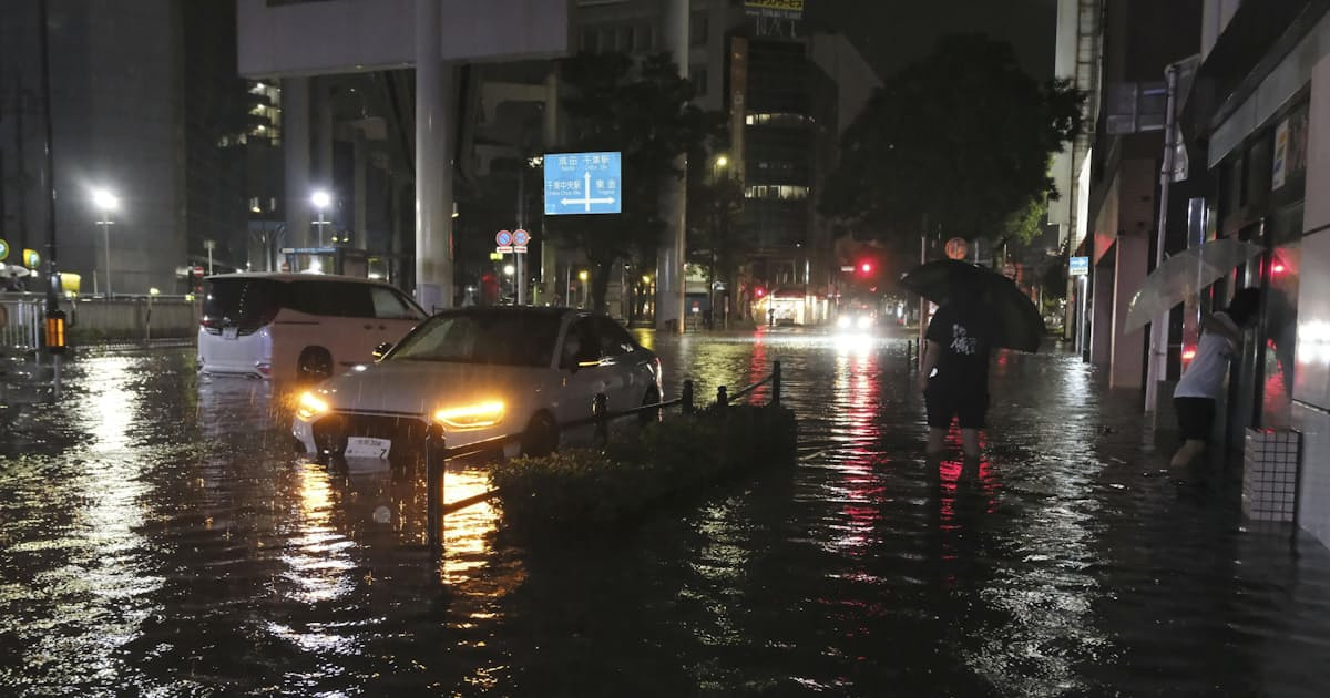 千葉で大雨の画像
