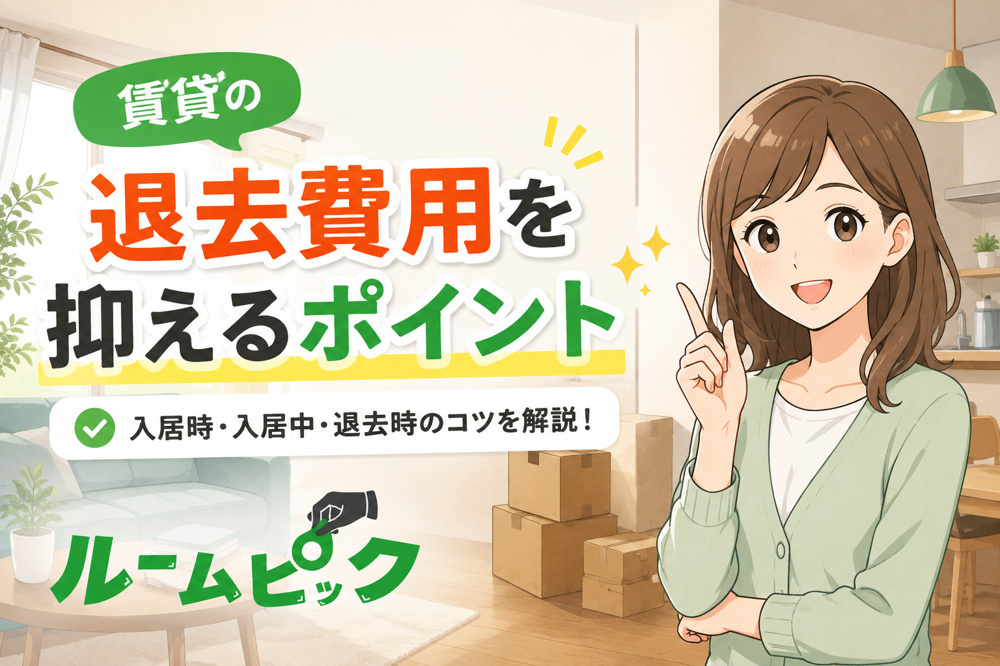 賃貸の退去費用を抑えるには？入居時・入居中・退去時のポイントを解説の画像