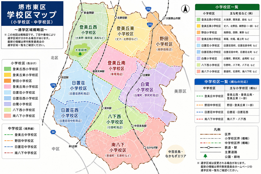 堺市東区の人気学区内で住宅を売却の画像