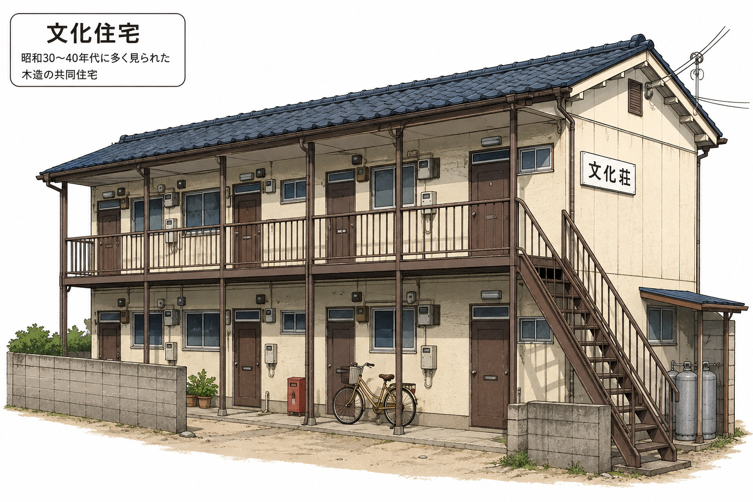 堺市東区で文化住宅を売却したい60代へ!築古木造アパートの処分方法と費用を解説の画像