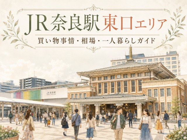 【専門家監修】奈良駅東口の賃貸と住みやすさ｜買い物事情・相場・一人暮らしガイドの画像