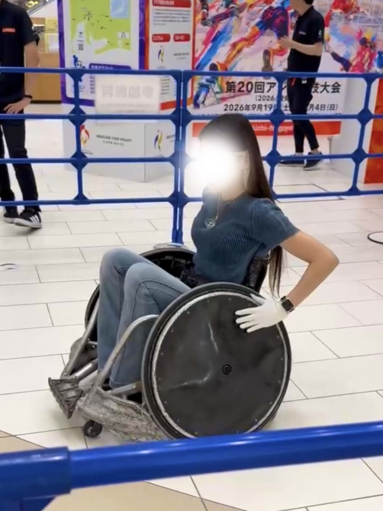 車いすラグビーの画像