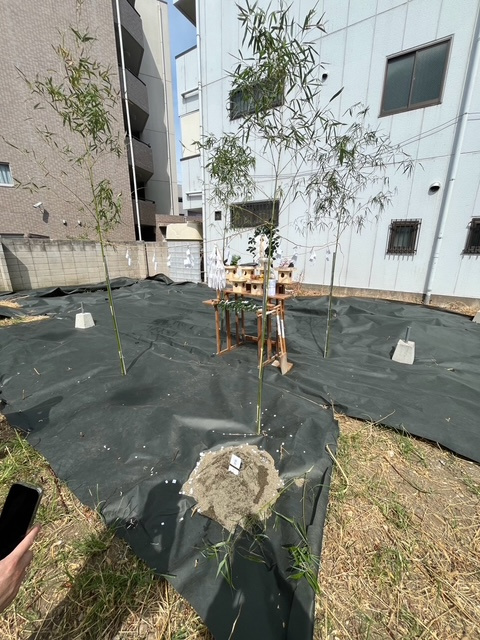 地鎮祭をさせて頂きました。の画像