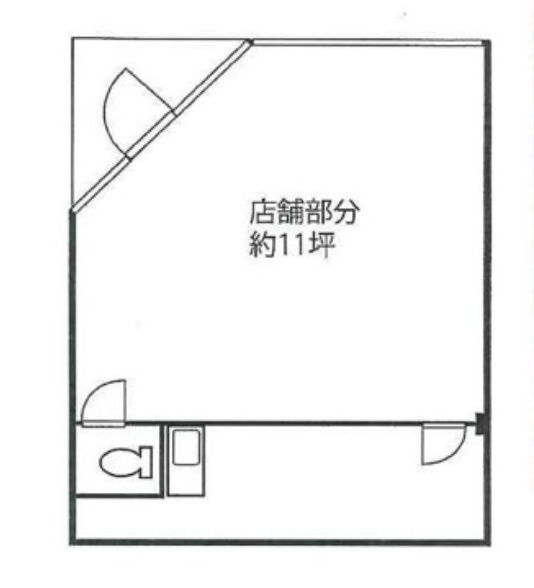 天下茶屋駅前商店街!角地1階路面店舗!約13坪!業種相談!の画像