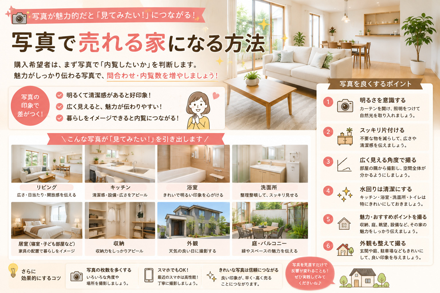 写真で売れる家になる方法の画像