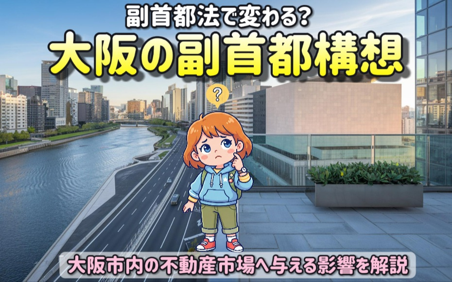 副首都法で変わる大阪の副首都構想は？不動産市場と候補地が国家機能を止めない街を支える視点の画像