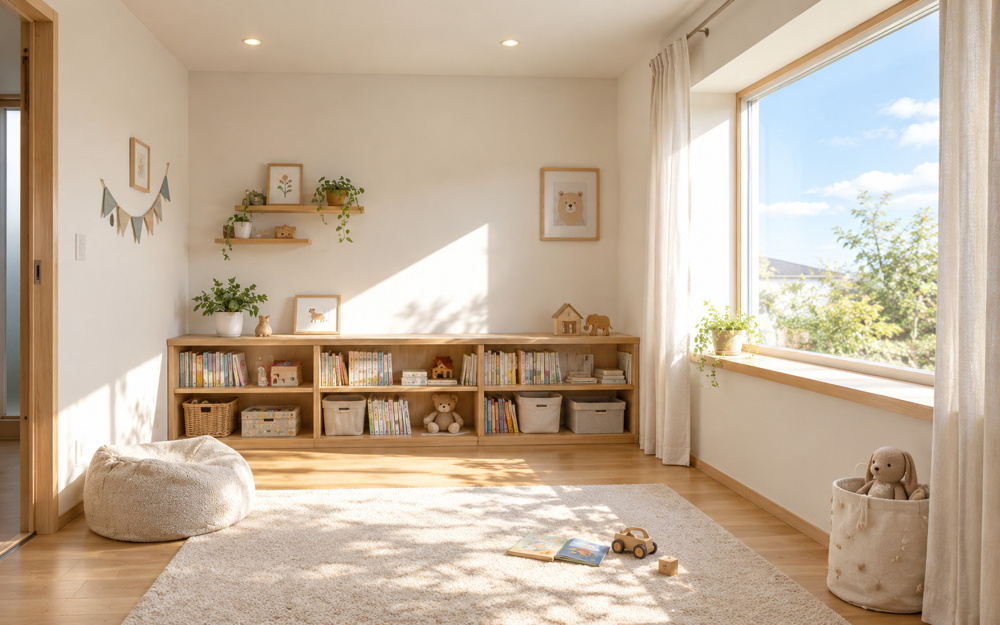 久留米市で建てる注文住宅の子供部屋計画！将来の使い道まで見据えた間取りの考え方の画像