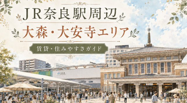 【専門家監修】奈良駅周辺「大森・大安寺」エリアの賃貸・住みやすさガイドの画像