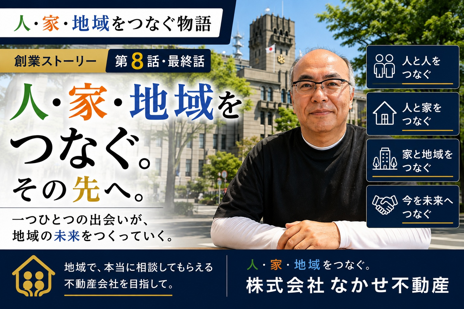 創業ストーリー＜第8話・最終話＞ 人・家・地域をつなぐ。その先へ。の画像