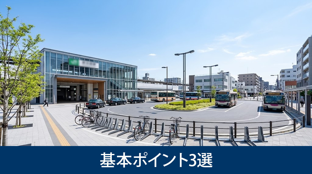住む場所を決める際の基本ポイント3選