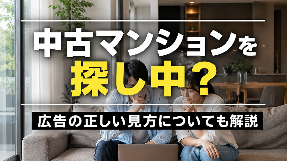 中古マンションを探し中？広告の正しい見方についても解説の画像