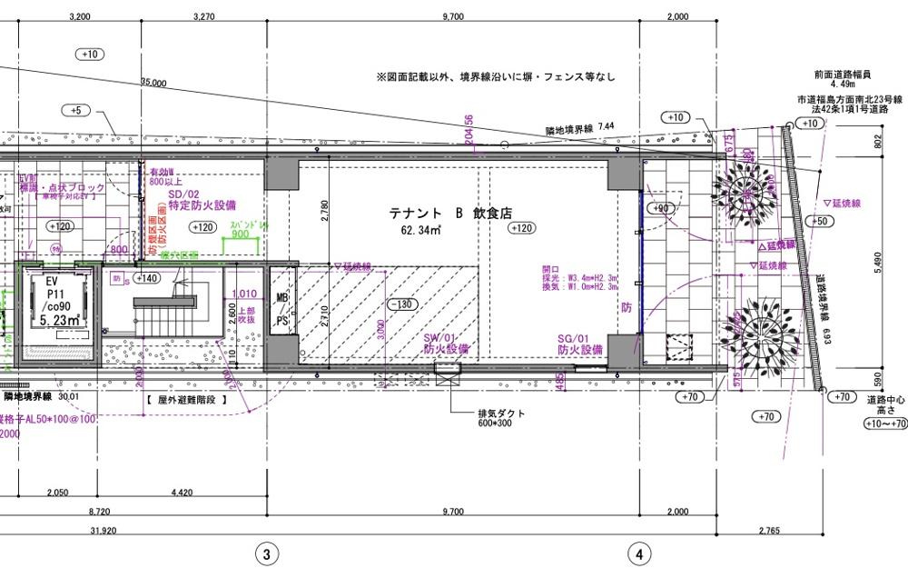 極１等地！福島駅前エリア！新築デザイナーズビル１階路面店舗！重飲食店相談可能！の画像