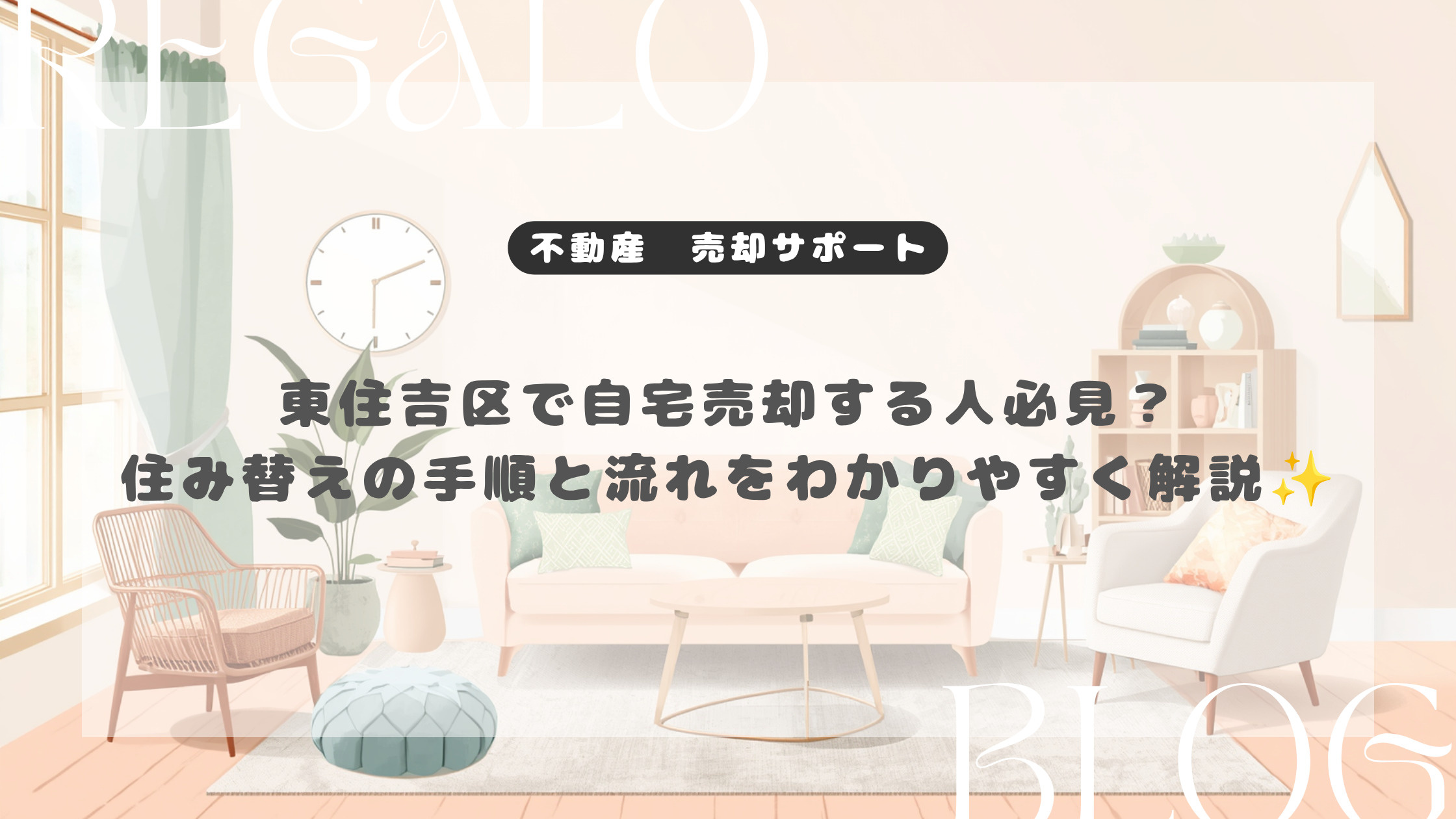 東住吉区で自宅売却する人必見?住み替えの手順と流れをわかりやすく解説の画像