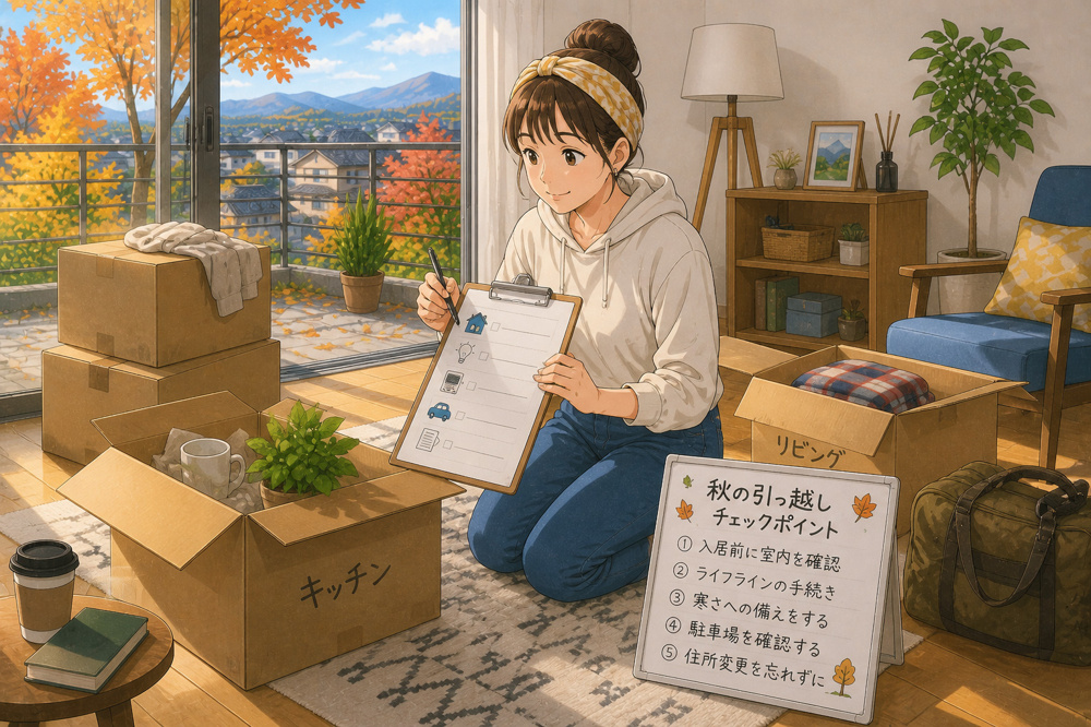 秋の引っ越しで気をつけたいこと｜長野市の賃貸で確認したい5つのポイントの画像